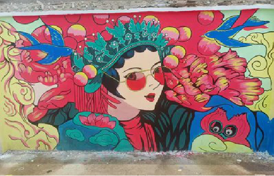 丹阳墙体彩绘-网红墙