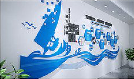 丹阳海浪主题文化墙如何设计？