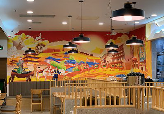 丹阳商业空间彩绘介绍。