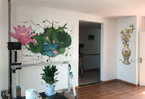 丹阳墙体彩绘相比墙纸的优势。