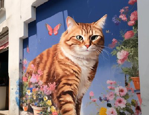 丹阳自己绘制有个性的手绘墙