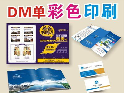 丹阳单页印刷，色彩搭配简单。